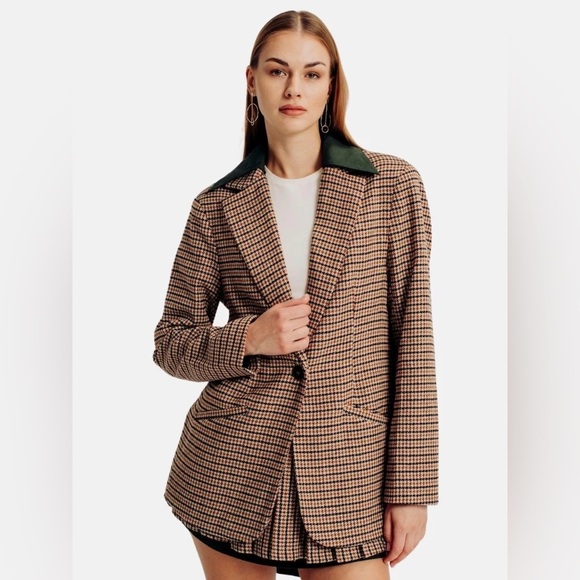 NWT Torn By Ronny Kobo Anok Blazer Jacket size small - Picture 1 of 10